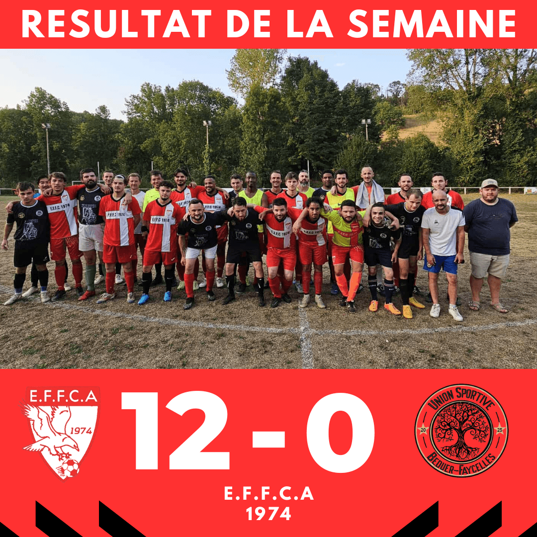 🔴RÉSULTAT DE LA SEMAINE⚪️