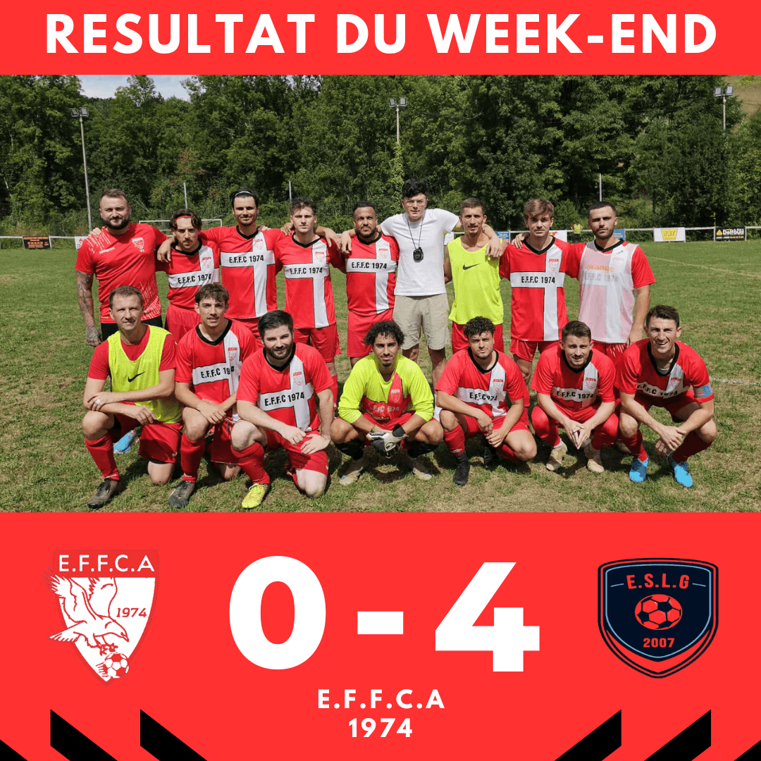 🔴RESULTAT DU WEEK-END⚪️