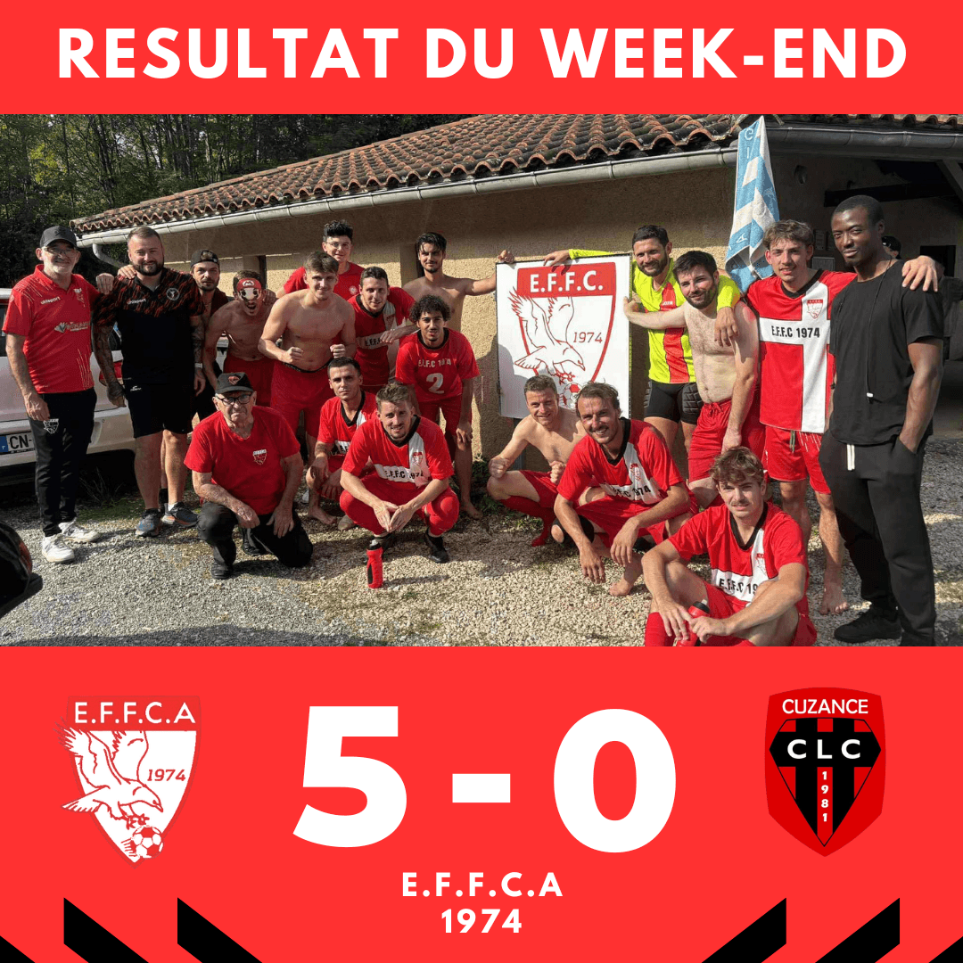 🔴RESULTAT DU WEEK-END⚪️