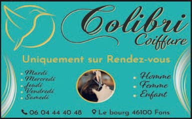 Colibri Coiffure - Fons