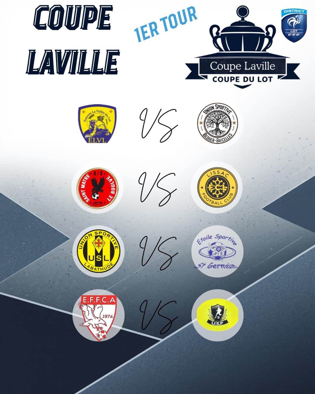 🔴 Tirage au sort coupe Laville ⚪️